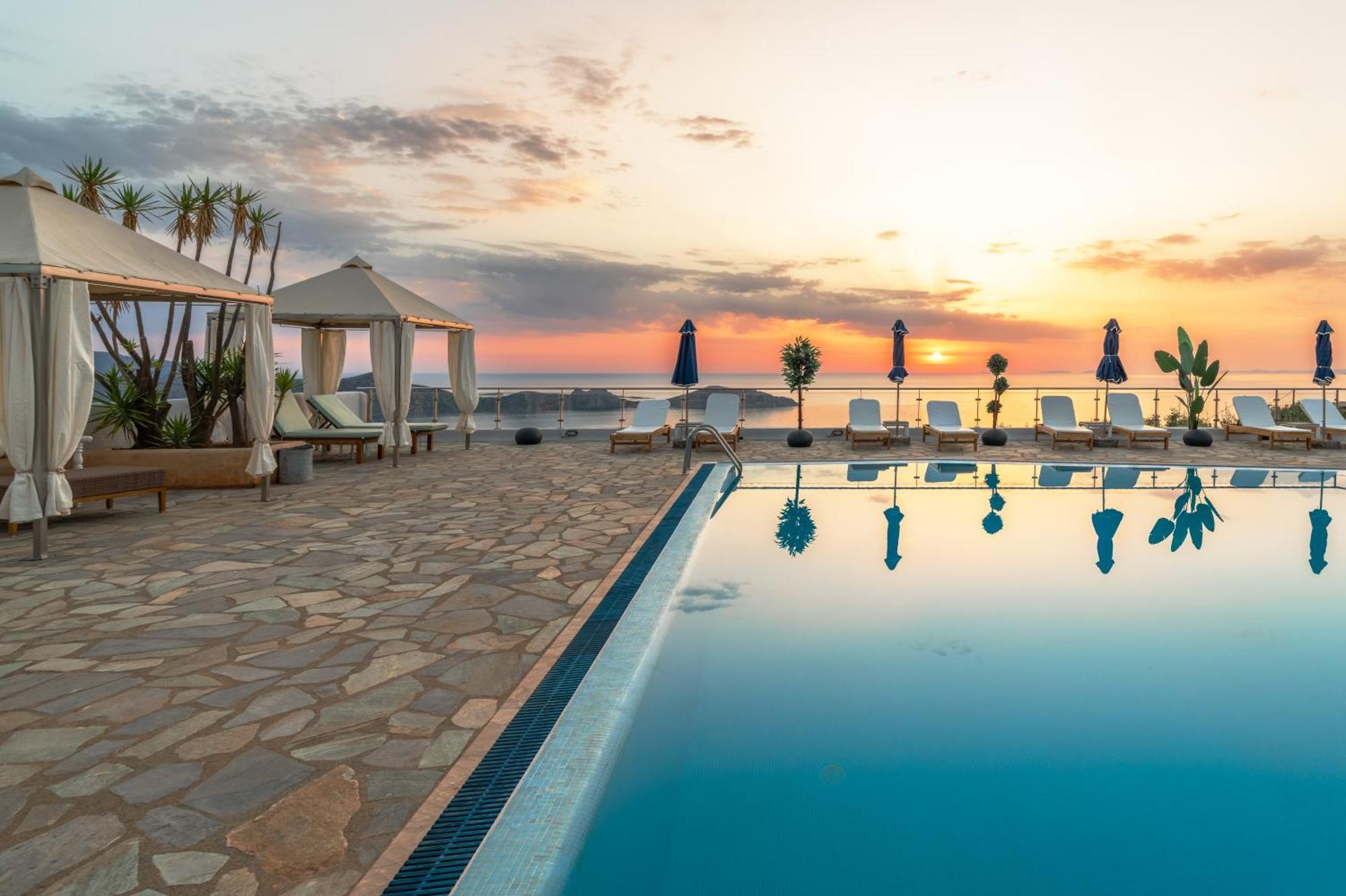 Adrakos Apartments (Adults Only) Elúnda Kültér fotó